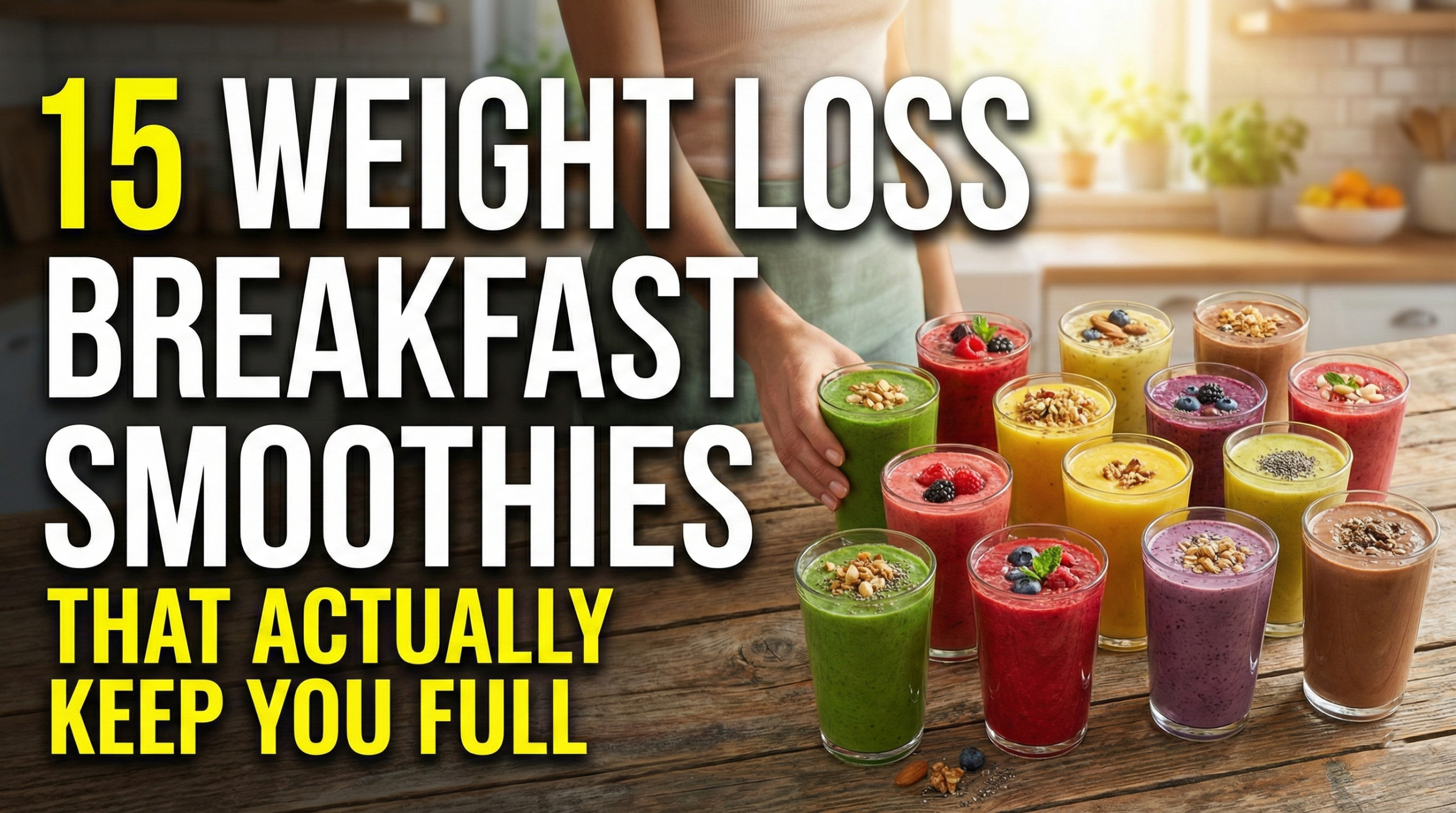15 Weight Loss Breakfast Smoothies That Actually Keep You Full