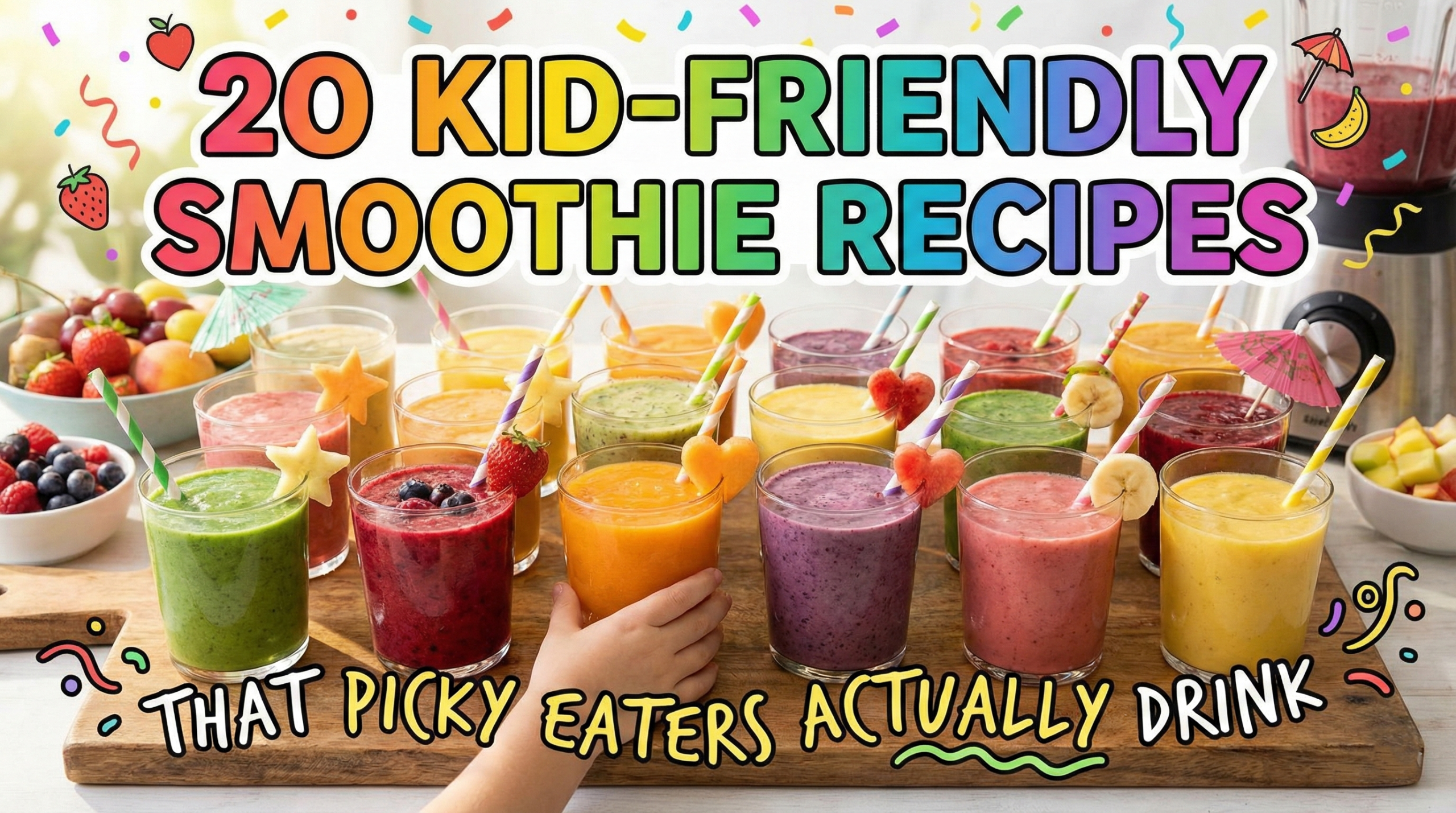 20 Kid-Friendly Smoothie Recipes That Picky Eaters Actually Drink