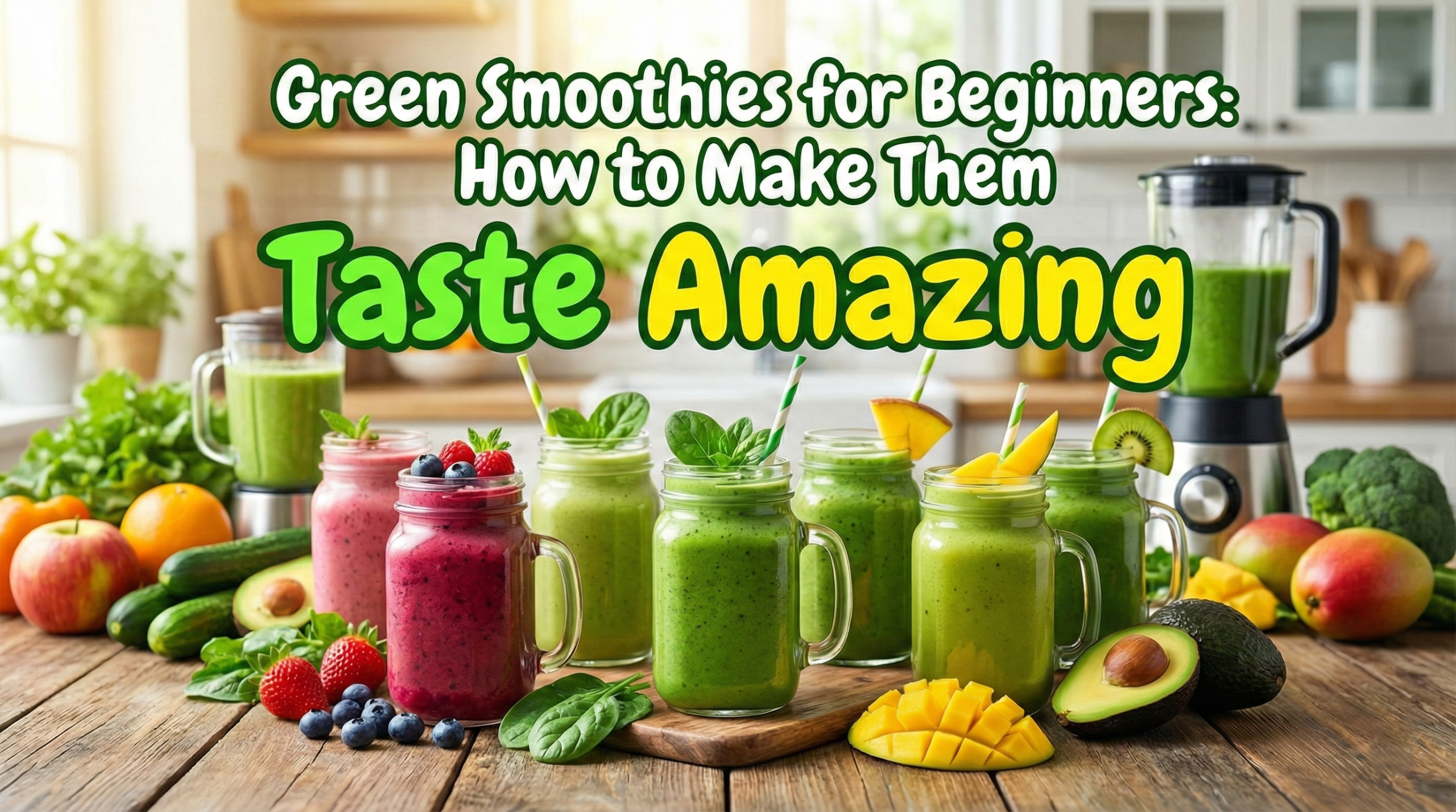 Green Smoothies for Beginners: How to Make Them Taste Amazing