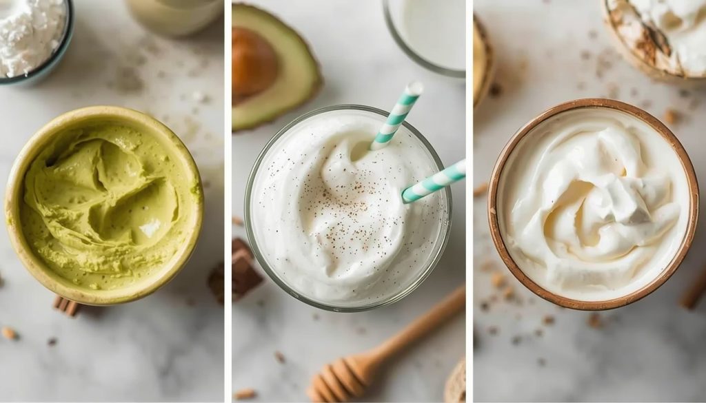 Creamy Keto Smoothie Fat Source Test: Avocado vs Cream vs Coconut 2 Avocado wins for long lasting texture stability and added dietary fiber. Heavy c 0